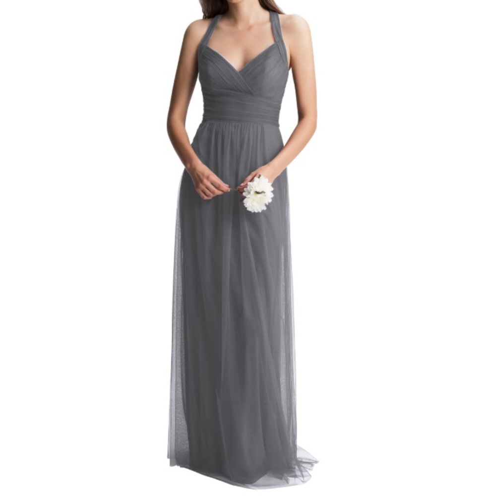 Grey bridesmaid dress